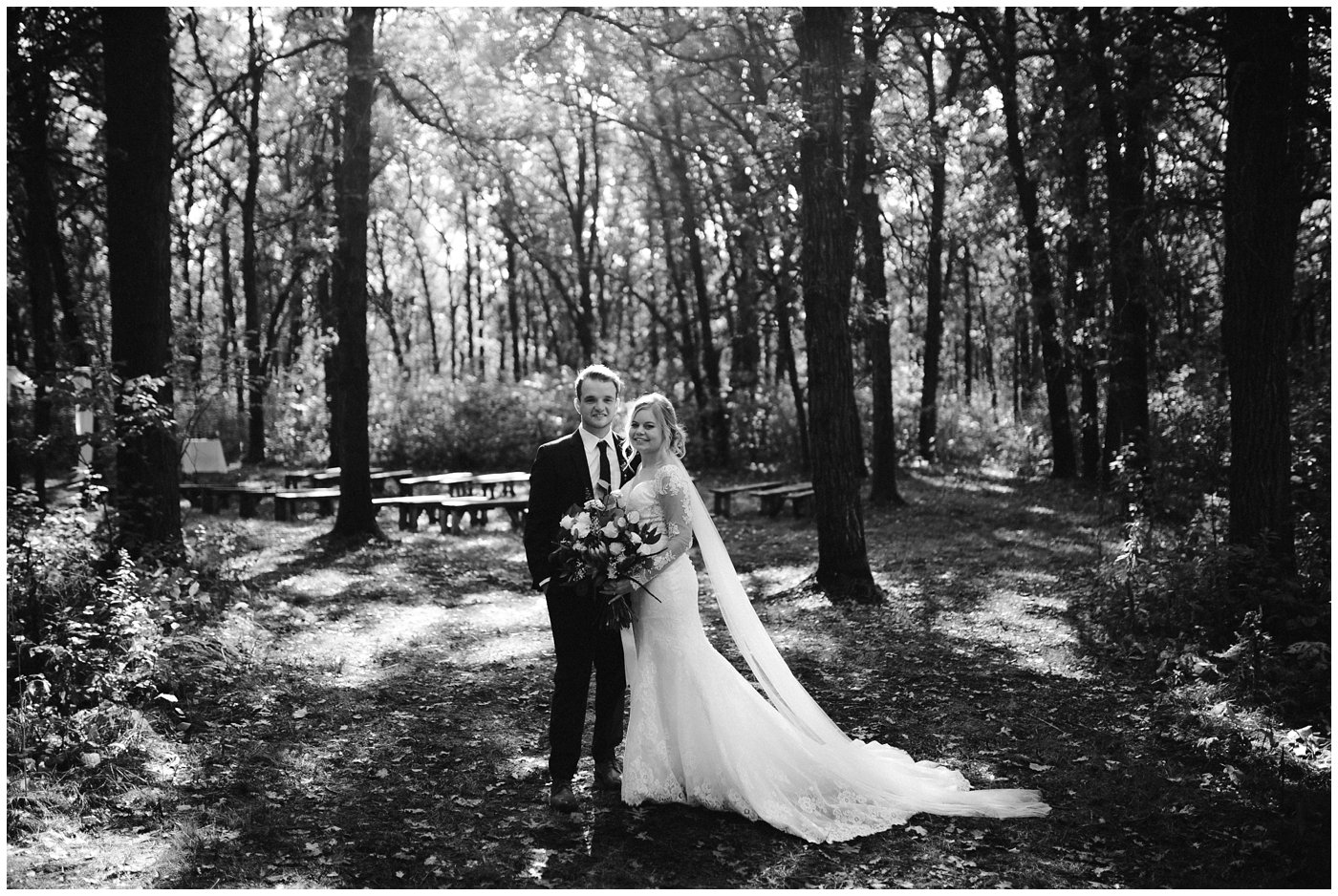 Intimate Fall Forest Wedding